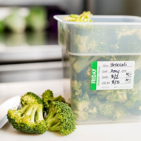 National Checking National Checking 2X3 Trilingual Item-Date-Use By Friday Green, PK500 RIDU2305R